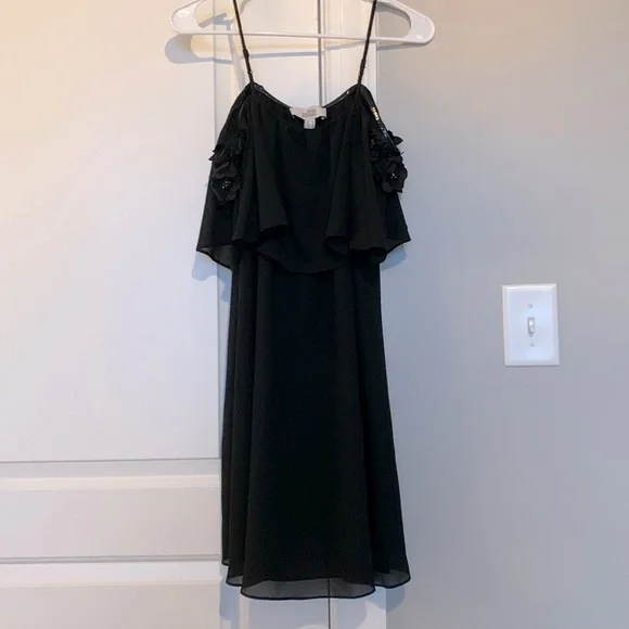 belle badgley mischka black dress Belle Badgley Mischka Women's Dress Size 6 Sequin Isla Dress Black NWT 45